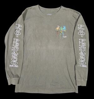 No Bad Times Iguana T-Shirt Streetwear Sonora Mexico Green Nature Travel Medium